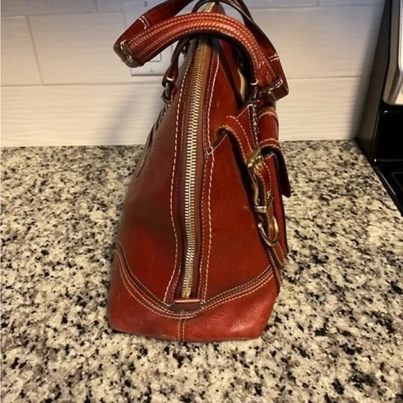 Coach Legacy Hampton Miranda Rare Burgundy Satchel 11085 Turnlock Bag Purse - Picture 9 of 11